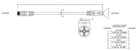 Cabeus PC-UTP-RJ45-Cat.5e-0.5m-OR-LSZH Патч-корд UTP, категория 5e, 0.5 м, LSZH, неэкранированный, оранжевый