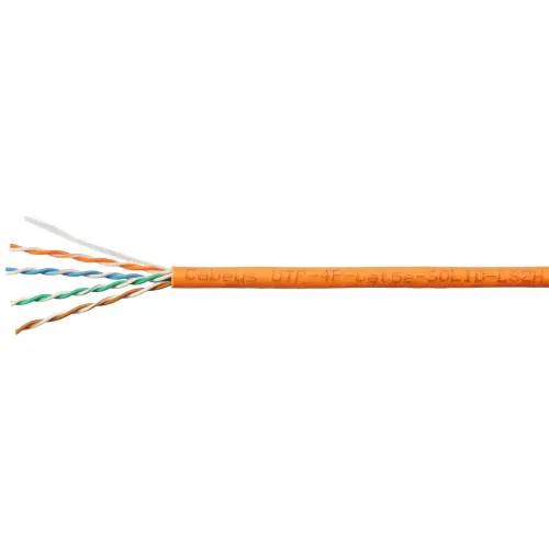 Кабель Cabeus UTP-4P-Cat.5e-SOLID-LSZH (U/UTP, CAT.5E, LSZH, 305 м, оранжевый) (7170c)-0
