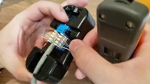 How to wire keystone jack in less than 5 minutes