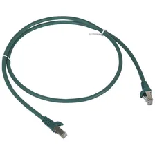 051850; Шнур коммутационный RJ 45 - категория 6 - F/UTP - LSZH - экранированный - 1 м - зеленый