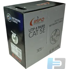 Кабель UTP 4x2x0.5 CAT5E 24AWG CCA RIPO,бухта 305м