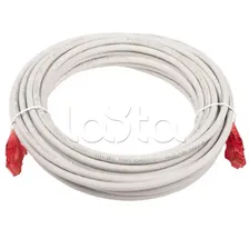 Патч-корд медный U/UTP кат.5е (10м) LSZH (серый) Hyperline PC-LPM-UTP-RJ45-RJ45-C5e-10M-LSZH-GY