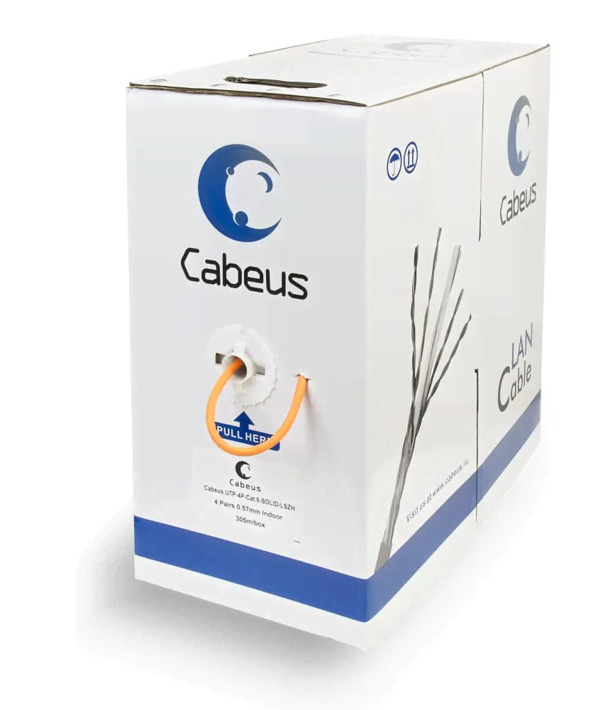 Cabeus UTP-4P-Cat.6-SOLID-LSZH-0