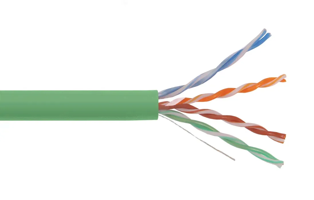 Кабель UTP 5E Eletec 4x2xAWG24, зеленый, 305м, медь, Россия