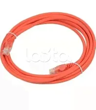 Патч-корд RJ45 - RJ45, 4 пары, UTP, категория 5е, 0.5 м, оранжевый, LSZH LANMASTER LAN-PC45/U5E-0.5-OR