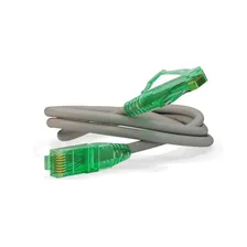 Патч-корд PC-LPM-UTP-RJ45-RJ45-C5e-15M-LSZH-GY U/UTP кат.5е LSZH 15м сер. Hyperline {230014}