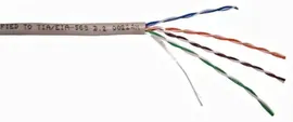 Кабель информационный Lanmaster TWT-5EUTP-LSZH кат.5е U/UTP не экранированный 4X2X24AWG LSZH внутрен