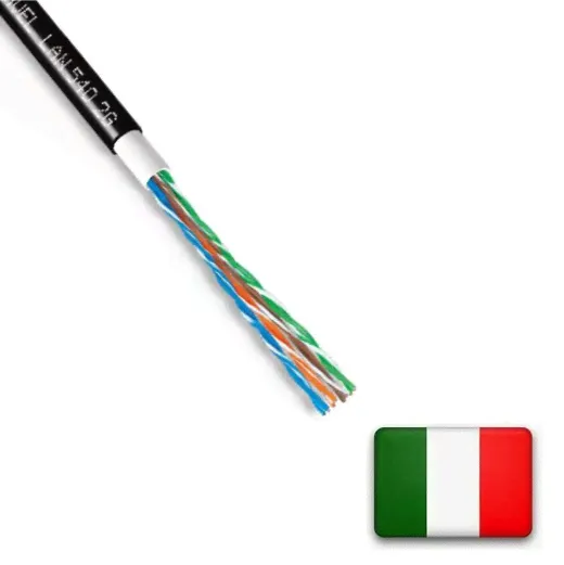 LAN540 2G  5e . U/UTP (4x2x AWG24/1) Cu OUTDOOR UTP-300 MHz 200 CAVEL ITALY
