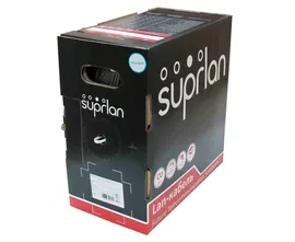 Кабель SUPRLAN Standard UTP 4 пары, Кат.5e, внутренний, серый, 305м
