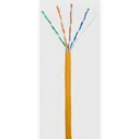 Кабель NETLAN U/UTP 4 пары, Кат.5e (Класс D), 100МГц, одножильный, BC (чистая медь), внутренний, LSZH нг(B)-HF, оранжевый, 305м