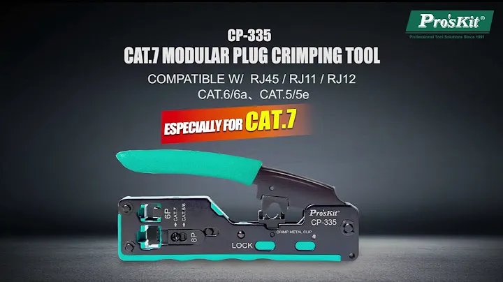 Pro'sKit CP-335 CAT.7 Modular Plug crimping Tool