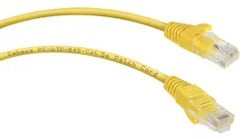 Cabeus Патч-корд UTP, категория 5e, 3 м PC-UTP-RJ45-Cat.5e-3m-YL