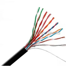Кабель UTP 10 пар 24AWG PE внешний cat.5e (бухта 305м), метр