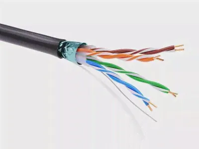 RN6UUPE3BK | Информационный кабель неэкранированный U/UTP 4х2 CAT6, PE, Черный | ДКС-0